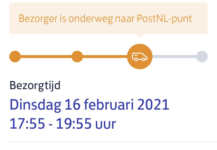 keessensitive's tweet photo. .⁦ @PostNL⁩ mijn pakketje ligt kennelijk al 5 dagen in de auto van de bezorger. Een klacht indienen bij Postnl is schier onmogelijk. Misschien helpt het om ze publiekelijk te kakken te zetten? https://t.co/NXET0AgG7M