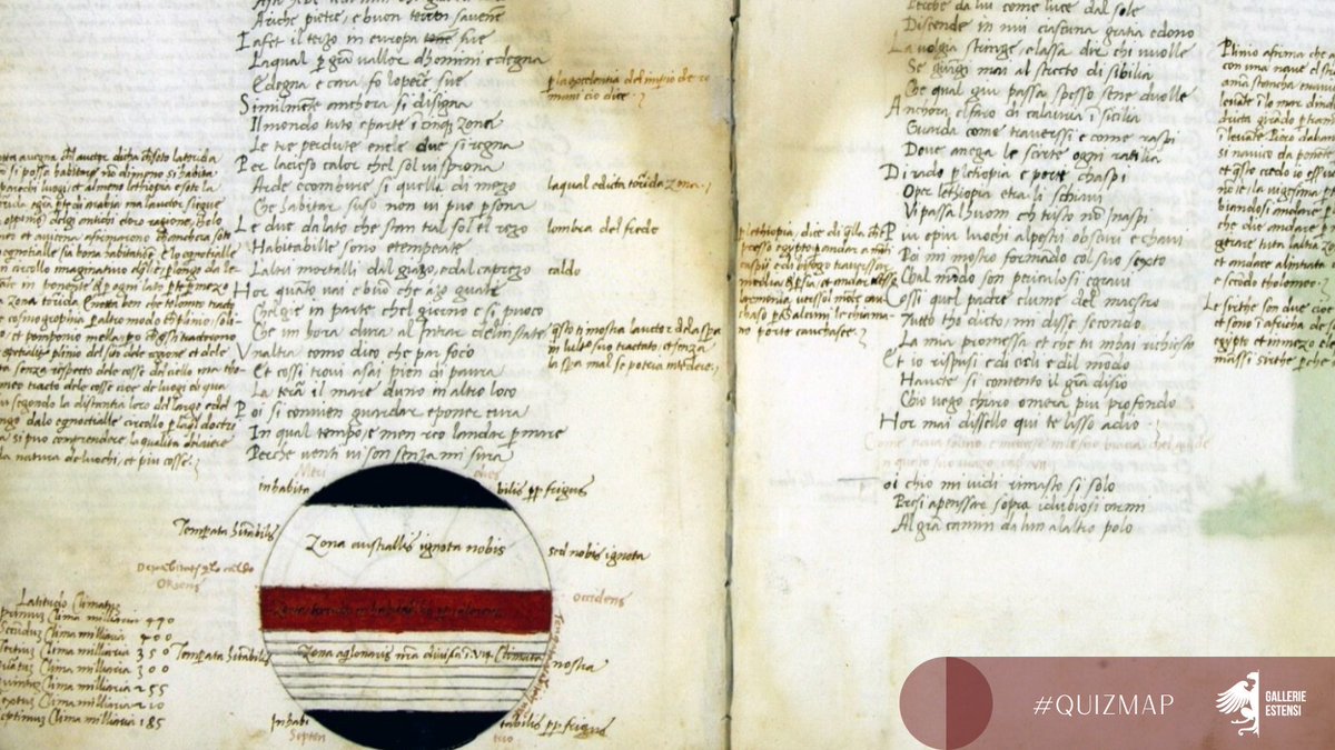 GaEstensi's tweet image. Chi conosce il Dittamondo di Fazio Degli Uberti? È un&apos;opera molto speciale, che nella sua impostazione ricorda un&apos;altra opera molto famosa...Quale? #quizmap #BibliotecaEstense #EstenseDigitalLibrary