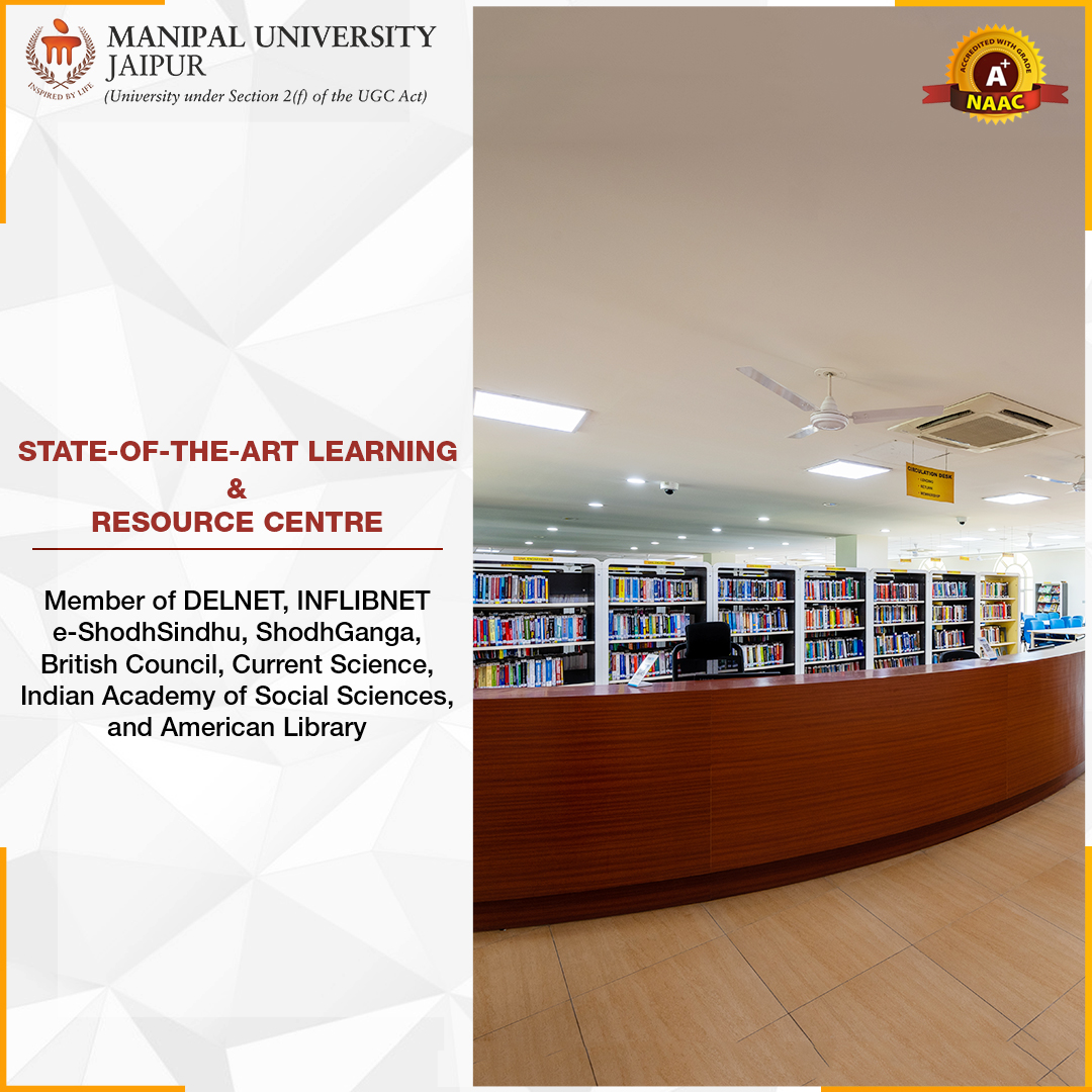 Jaipur_Manipal's tweet photo. State-of-the-art Central Library at @Jaipur_Manipal is a major learning and resource centre.
#ManipalUniversityJaipur #MUJ #Library #ModernLibrary #UniversityLibrary #CentralLibrary #MUJLibrary #CentralLibraryMUJ https://t.co/VgYDjAKt5q