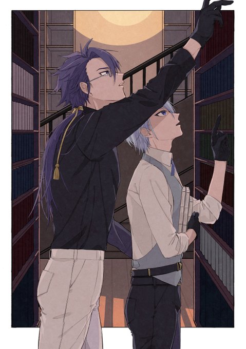 「library multiple boys」 illustration images(Latest)
