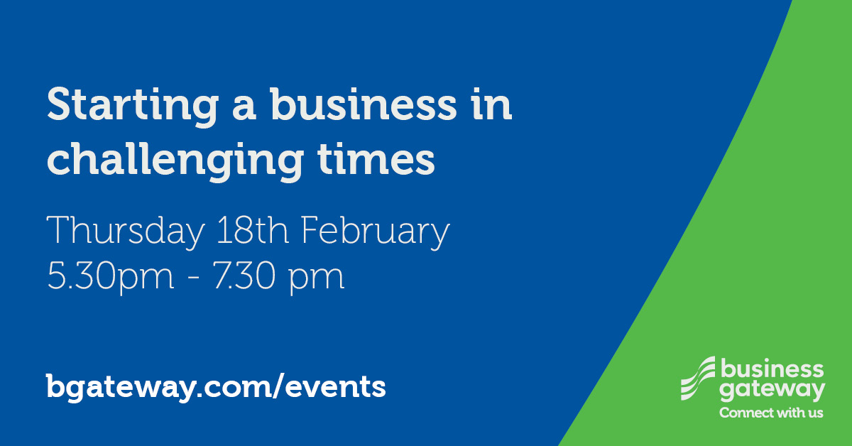 Considering starting a business or self-employment? This #webinar is for you! Join us tomorrow at 5:30pm to look at the key steps you can take now to turn your idea into a reality &amp; what support is available. Sign up now ➡️ ow.ly/AUHo50DyEa1 #SupportScottishBusiness