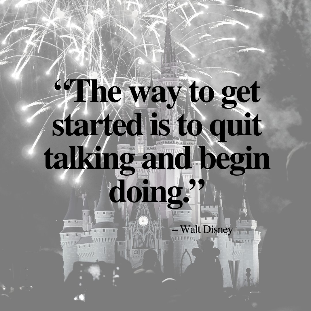 BookingHawk's tweet photo. “The way to get started is to quit talking and begin doing.” - Walt Disney

#start #getstarted #bookinghawk #business #disney #waltdisney https://t.co/3vSkpF5nB4