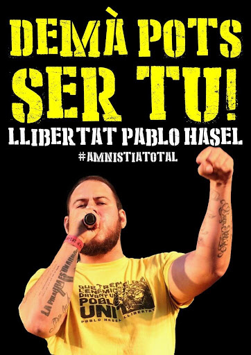 xrlleida1's tweet photo. Desde Xr Lleida ens volem solidaritzar amb l'entrada a presó de pablo hasel i denunciar l'estat feixista espanyol https://t.co/DeJRcPiJUb