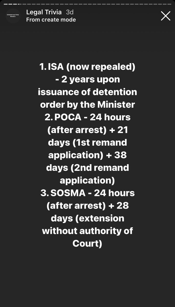 A thread for the criminal law trivia questions and answers I’ve posted on another platform. Hopefully there are some who find this useful and interesting 