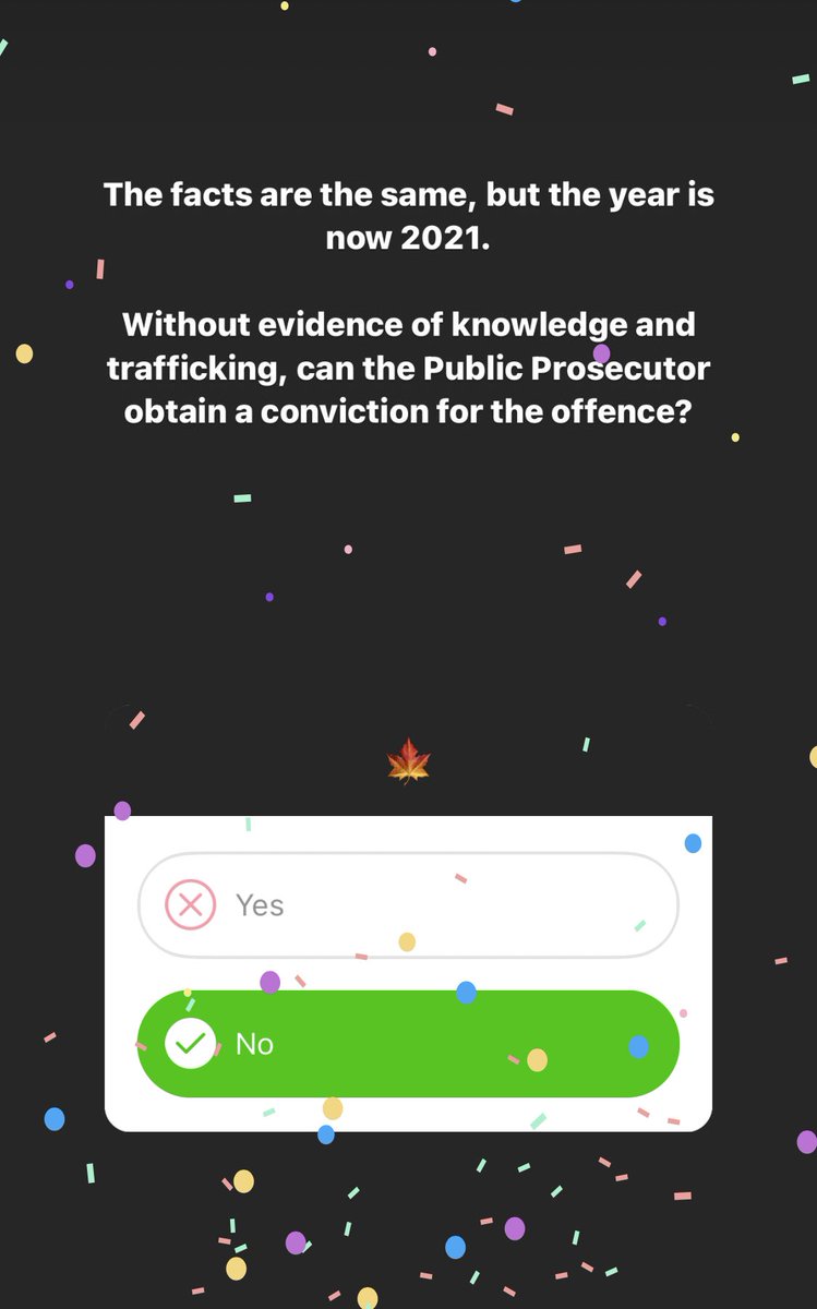 A thread for the criminal law trivia questions and answers I’ve posted on another platform. Hopefully there are some who find this useful and interesting 