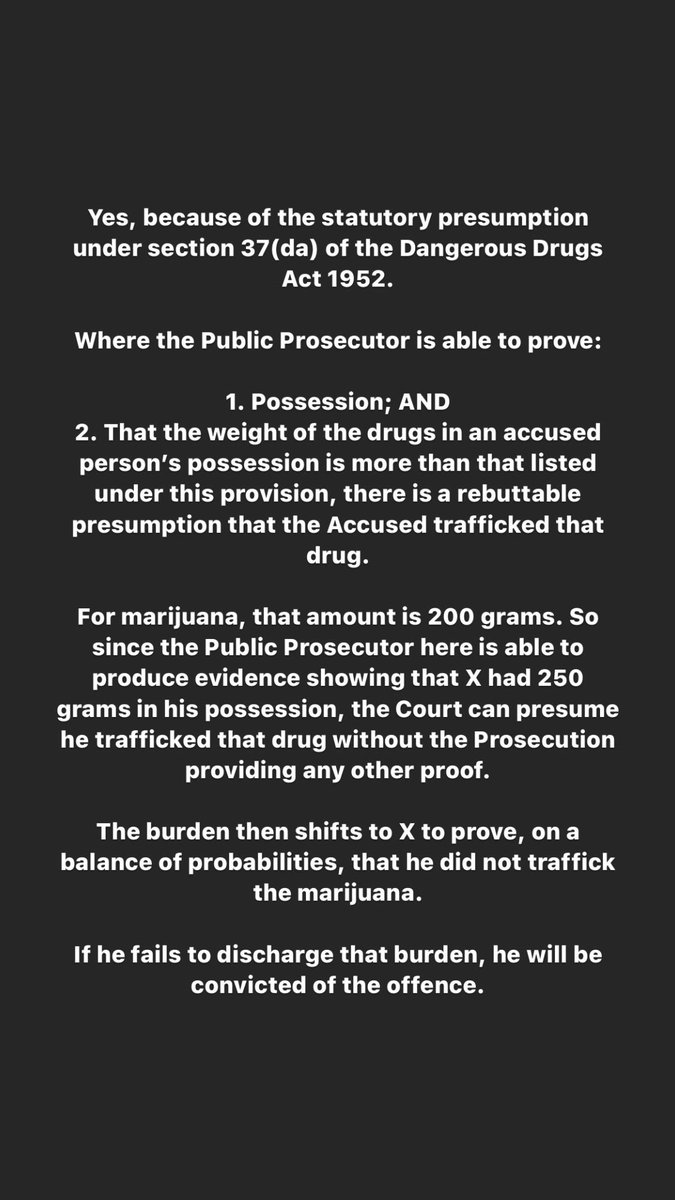A thread for the criminal law trivia questions and answers I’ve posted on another platform. Hopefully there are some who find this useful and interesting 