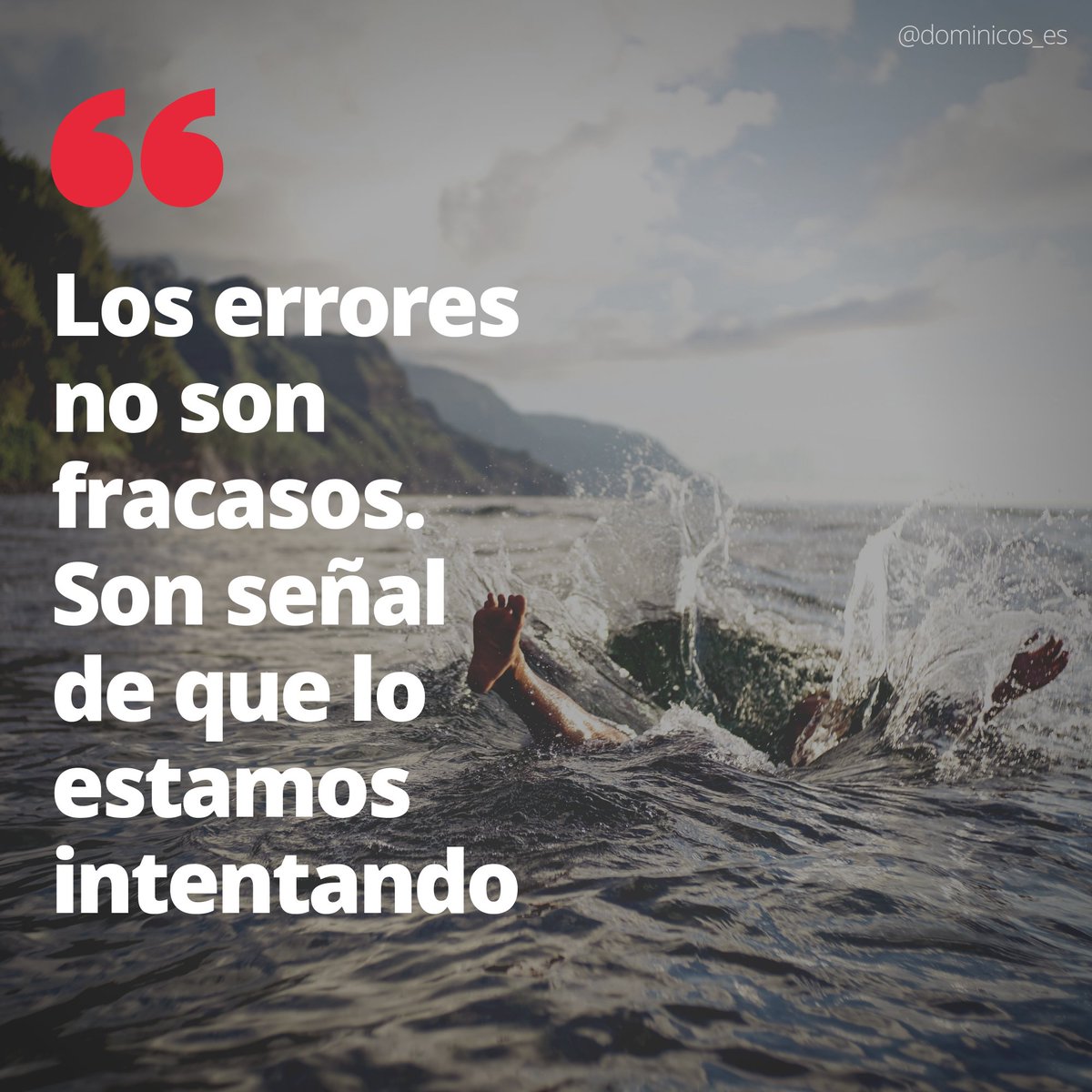 dominicos_es's tweet photo. ‘Los errores no son fracasos. Son señal de que lo estamos intentando’ #FelizSábado https://t.co/zT4kj1mKWh