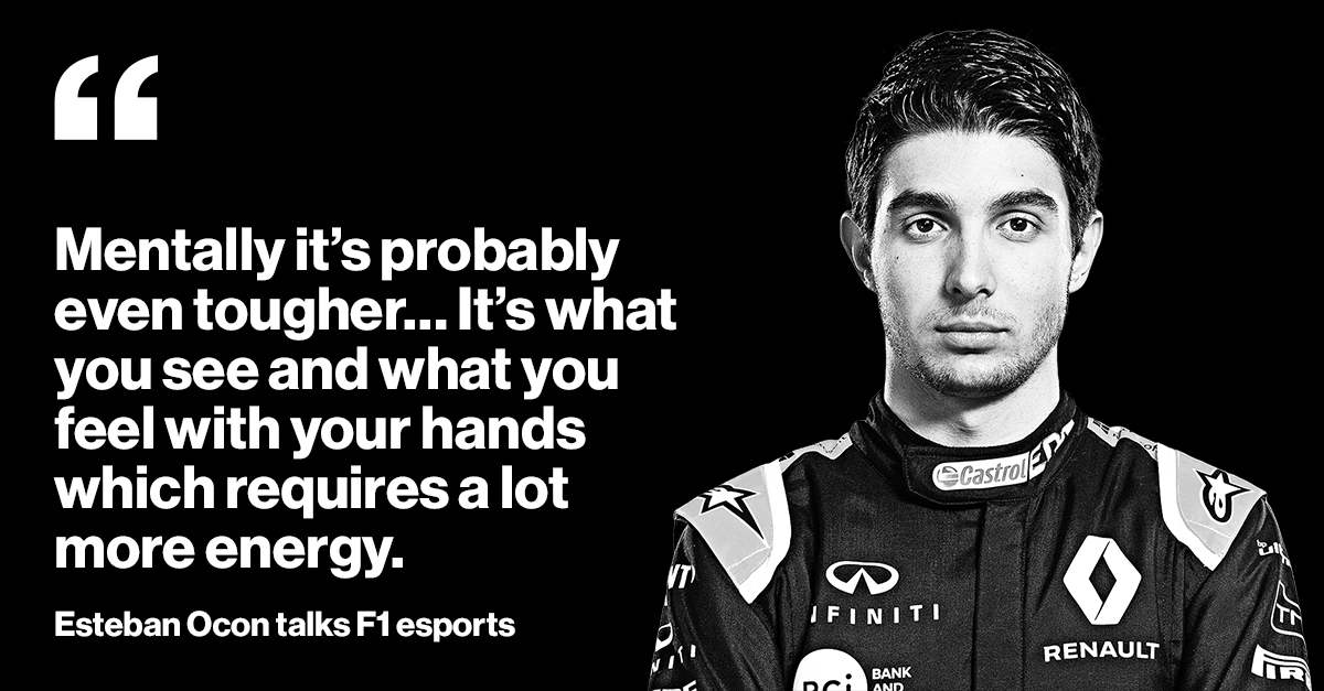Hear from Renault Formula 1 Driver, Esteban Ocon on taking to esports during the pandemic, how it compares to being on the track in real life in our upcoming webinar, Level up your brand. Register to attend here: bit.ly/3q69FWF #gaming #eSports