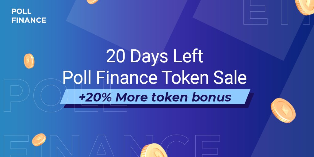 🔔Poll Finance Token Sale - 20 days left!
Get +20% more tokens as an early participation bonus!

Get your tokens immediately upon sending ETH to the contract.

🔹Send ETH to : 0x67ad111e81408fc444b6a15bd4ffa40c6e919b65

Etherscan : cutt.ly/kkbjZ32

$POLL $DEFI