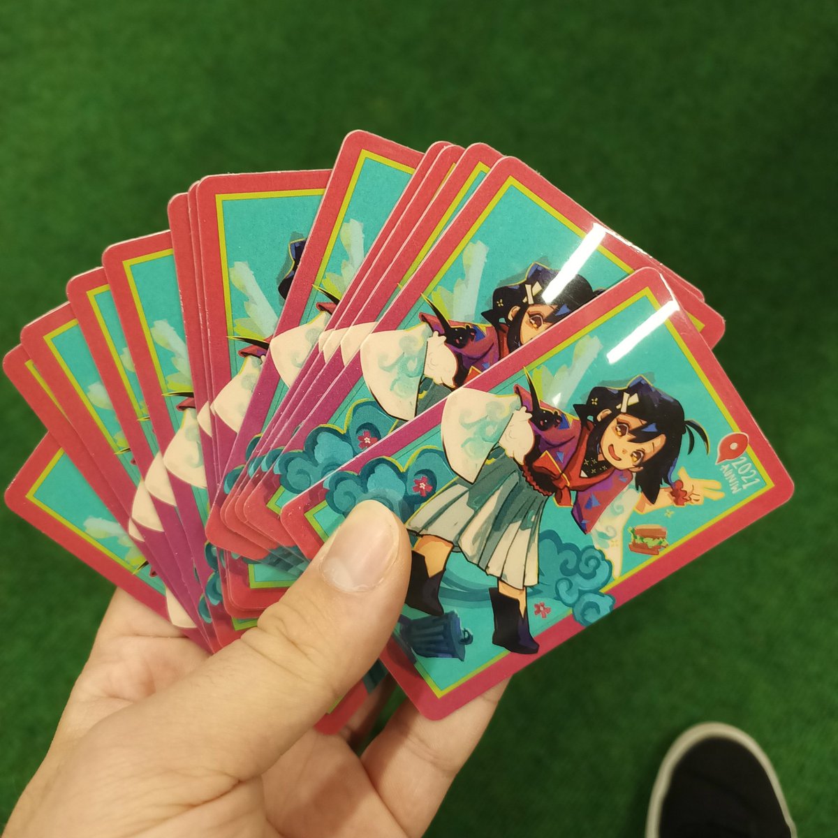 AnimeUNSW's tweet image. The year is 2021. You remembered to bring your membership card to Kickoff party. 
Life is good. (´▽`ʃ♡ƪ)