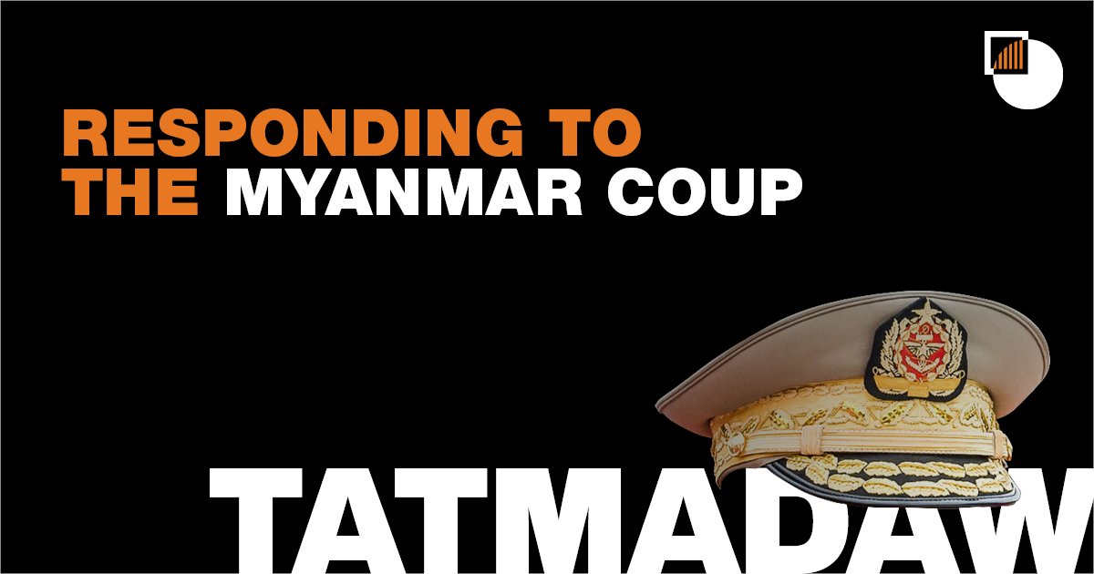 The military coup in  #Myanmar has brought a sudden halt to the democratic transition. The coup cannot go unchallenged. But the international response must be realistic about its leverage over the generals.  Our briefing ⇉  http://bit.ly/3plTrY9 