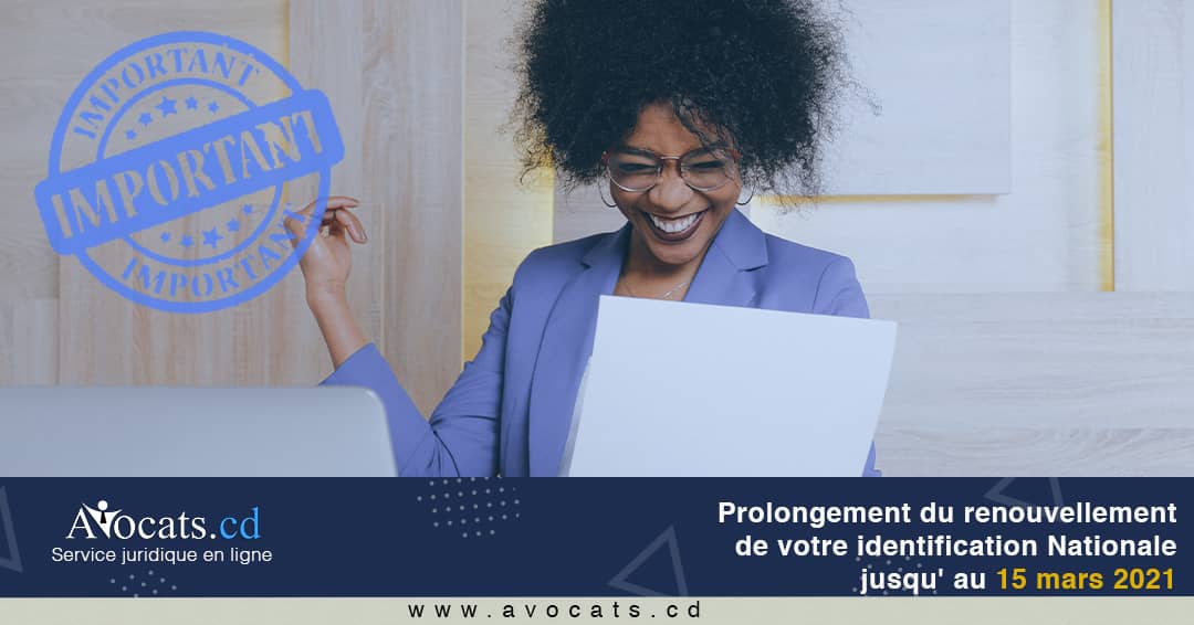 AvocatsCd's tweet photo. #IDNAT- #ENTREPRISE
Vous ├кtes une entreprise et n'avez pas pu renouveler votre IDNAT avant le d├йlai. Nous avons une bonne nouvelle pour vous.
тЦ║ Pour votre accompagnementЁЯСЗ
ЁЯУЮ: +243811615180
ЁЯУй: contact@avocats.cd
тЦ║ Pour connaitre vos droitsЁЯСЗ
ЁЯМР https://t.co/ZZgTDw8LzI https://t.co/3EGpxxFta8