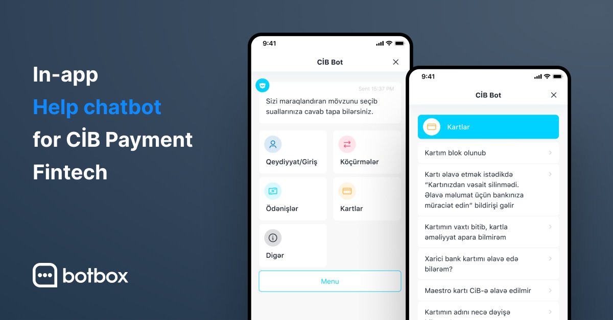 botbox_pro's tweet image. Make your services more accessible with our in-app 24/7 support chatbot with voice and video call features for your customers. Our in-app chatbot SDK packages are available for Flutter, IOS, and Android. #botbox