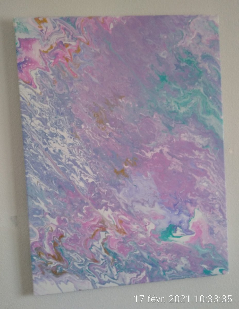 So girly 
 #abstractpainting #acrylicpaint #fluidart