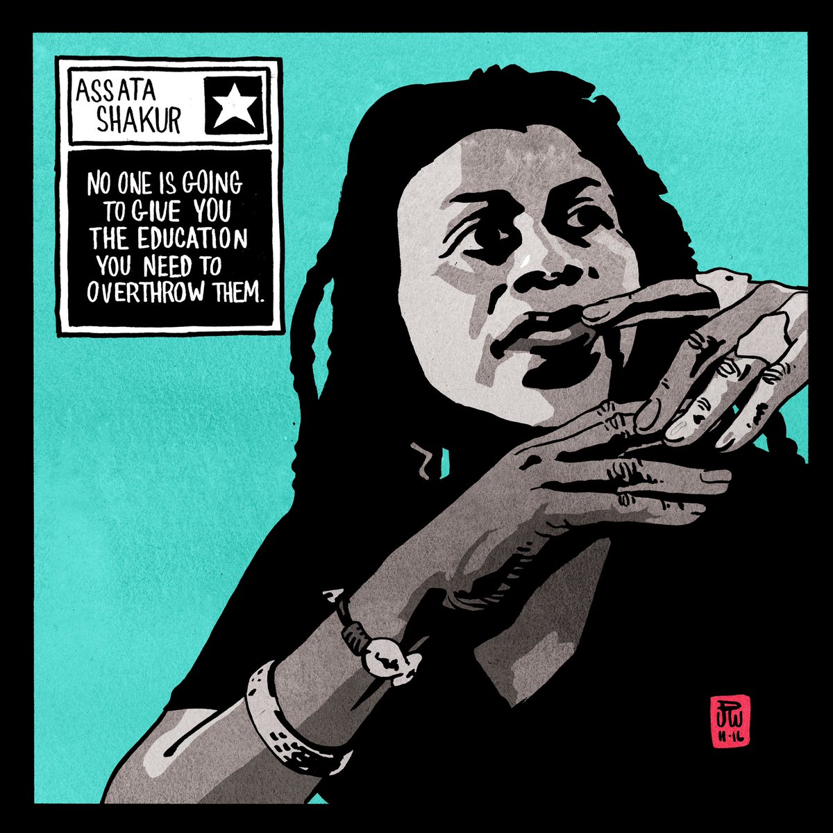 #AssataShakur #revolutionary #BlackLiberationArmy  #FBImostwanted #BlackHistory #quotes

(Most of these are available in Black History in its Own Words from @imagecomics) ...this was another favorite of mine.