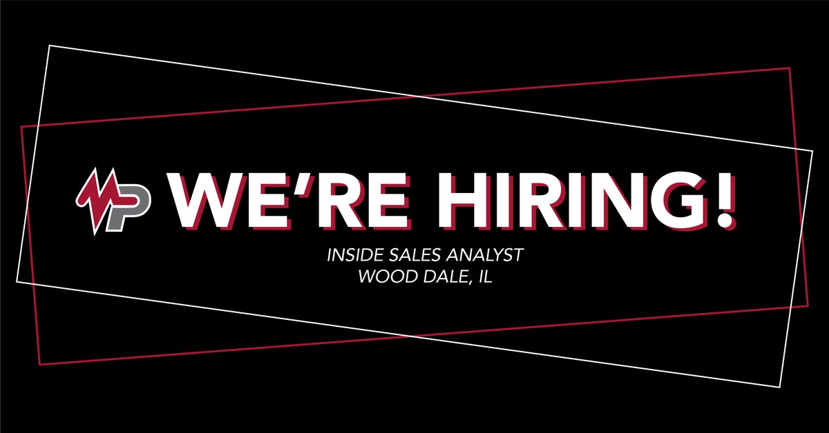 MPS is looking for an Inside Sales Analyst to join our Wood Dale, IL team. We’re searching for someone with advanced Excel skills with some customer service or inside sales experience. Click the link for more information: lnkd.in/gk3JmkP