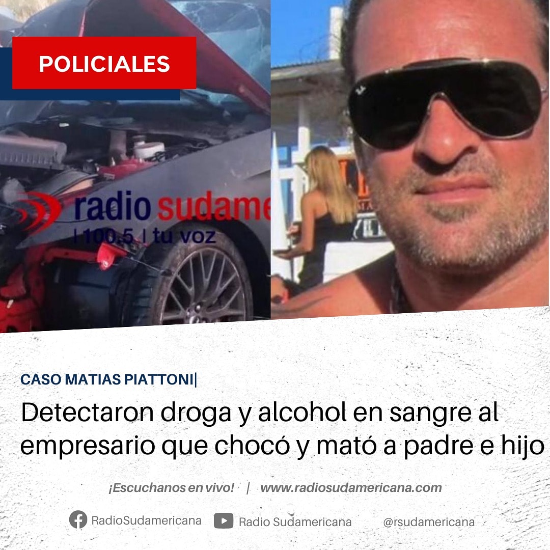Radio Sudamericana on Twitter: "🔴 El acusado habría ingerido pastillas y alcohol (tres veces más de lo permitido). 🌎 La nota completa en 👉 https://t.co/BfOrTrwt1L #𝗧𝘂𝗩𝗼𝘇 #𝗣𝗲𝗿𝗶𝗼𝗱𝗶𝘀𝗺𝗼𝗘𝗻𝗟𝗶́𝗻𝗲𝗮 ...