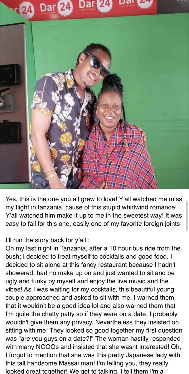 This is the crazies thread I have ever seen in my life. This woman gave a shoutout on Facebook to all her lovers, during Vals. Wild 