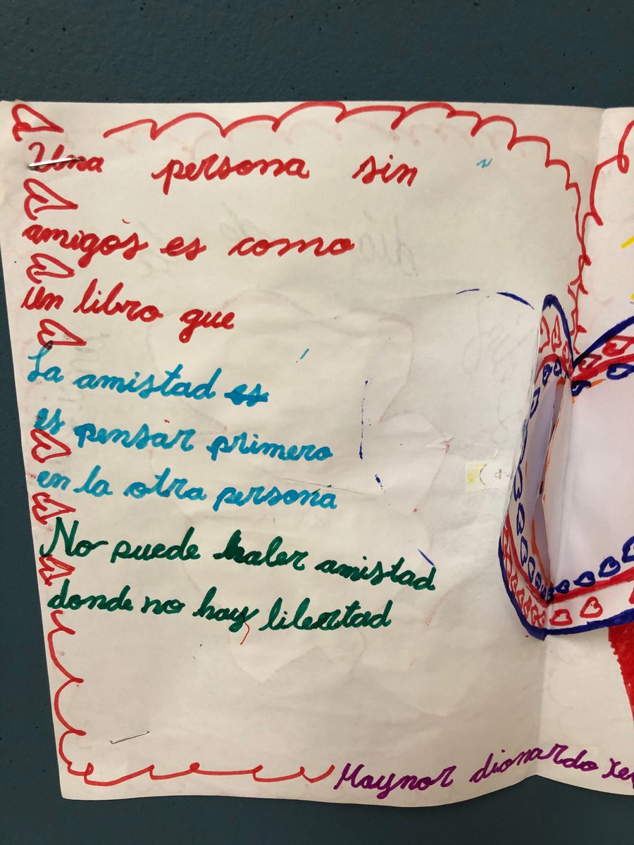 WarminsterES's tweet photo. Hearts from a far 💕. It took almost a year but we were so excited to hear back from the students at our partner school in Guatemala! #pasoporpaso #RandomActsofKindnessDay @SCDSBequity https://t.co/eq2KKq1q61