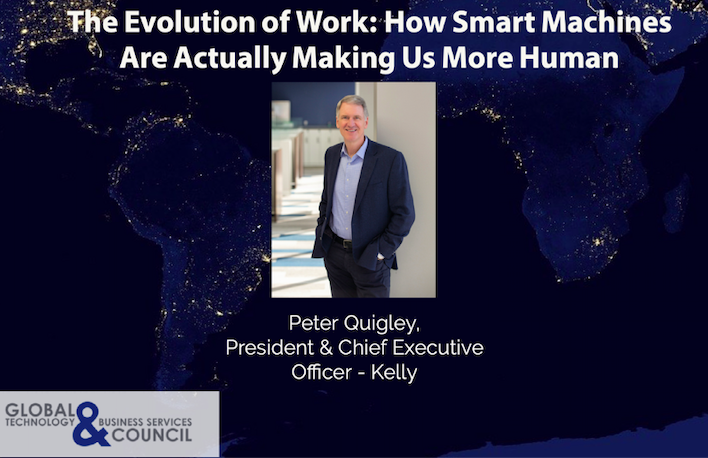 Keynoting our Open Talent Global Series next week is Peter Quigley, CEO of <a href="/KellyServices/">Kelly Services</a>, to talk about why today's businesses must recognize the trend of smart machines and evolve with it, or risk losing the talent battle for good.

globalcouncil.wildapricot.org/event-4052324