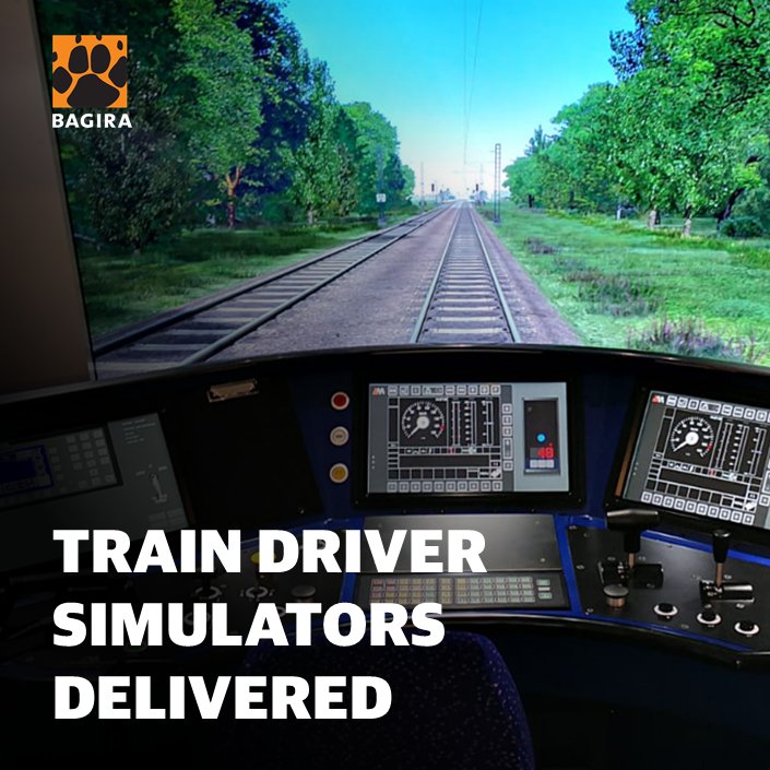 BagiraSystems's tweet photo. Bagira delivered two #Train Driver #Simulators to SŽDC in the Czech Republic.

The project consists of more than 250km of railway tracks database including unusual and critical operational situations and malfunctions #simulation to prevent train accidents. https://t.co/T4nXJQl22d