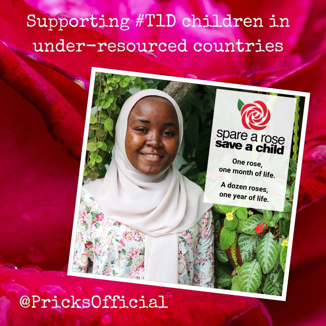 PricksOfficial's tweet photo. Charities are struggling during #Covid - today is #ActOfKindnessDay & @SpareARose campaign raises funds to support children living with #diabetes in under-resourced countries. Share far & wide.
#PricksOfficial #PricksProducts #T1D #Diabetic #Type1 #TypeOne #Insulin #Pancreas https://t.co/JHzxkoCfYD