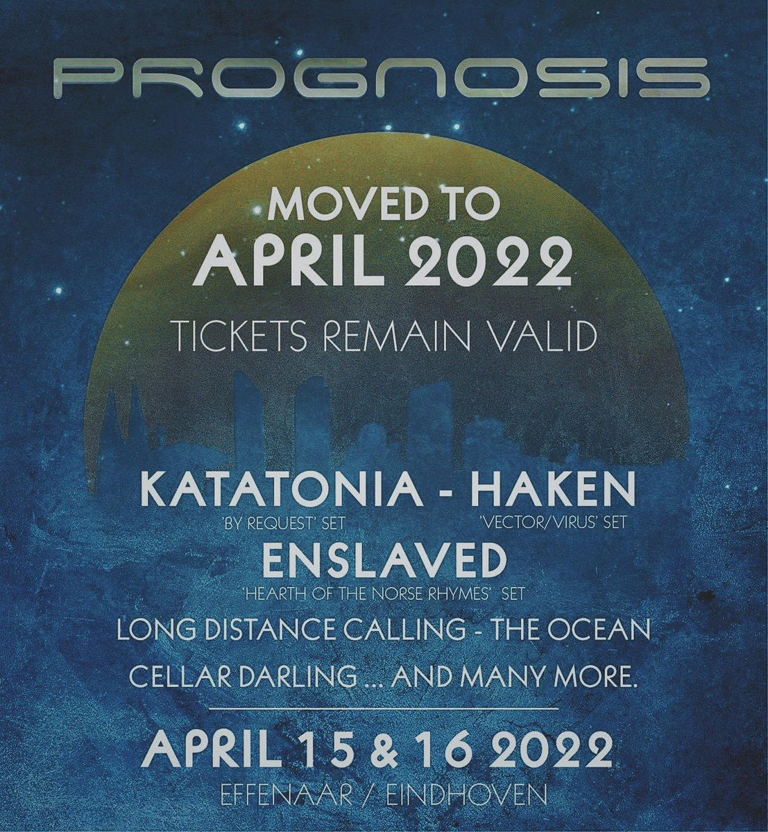 🤞<a href="/cellar_darling/">Cellar Darling</a> will try this one again! #prognosisfestival in April 2022.

ticketmaster.nl/event/prognosi…