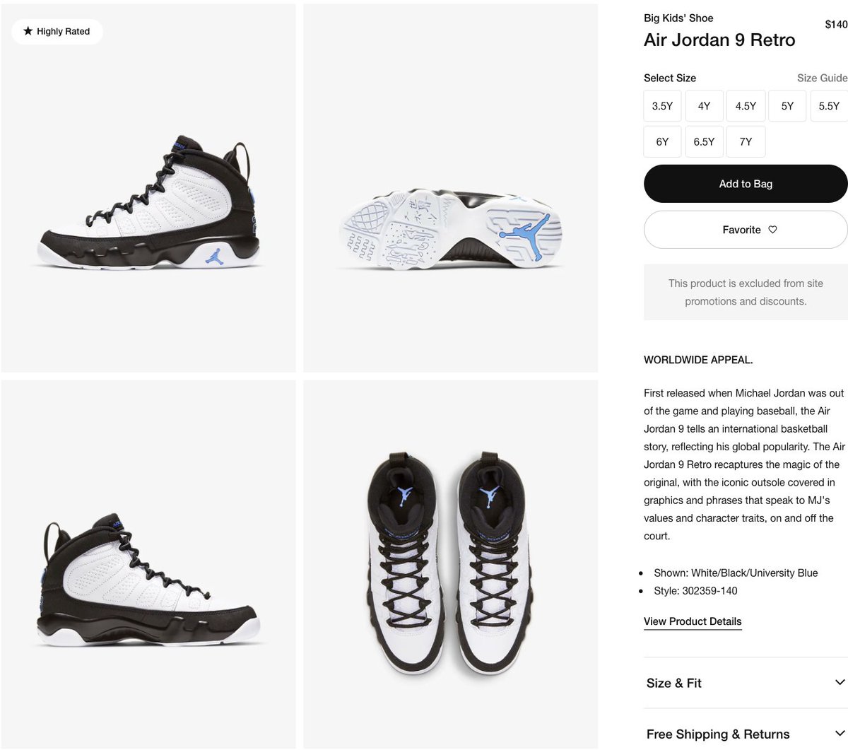 Ad: GS Air Jordan 9
=&gt; bit.ly/2NB8YWQ