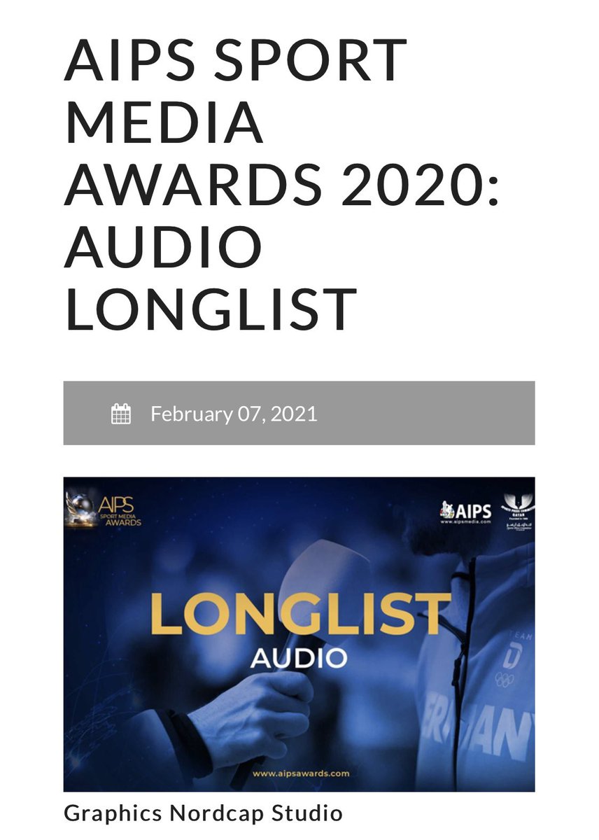 DenzilTaylor's tweet photo. The AIPS Global SportsAwards-and #SouthAfrica’s ⁦@Powerfm987⁩ ⁦@Power987Sport⁩ makes the shortlist-with so many countries participating
That’s something! 
#Documentary .. 
#LongFormJournalism
Just making the shortlist is awesome enough
Proud of the team - the station https://t.co/qvnL8UVBRA