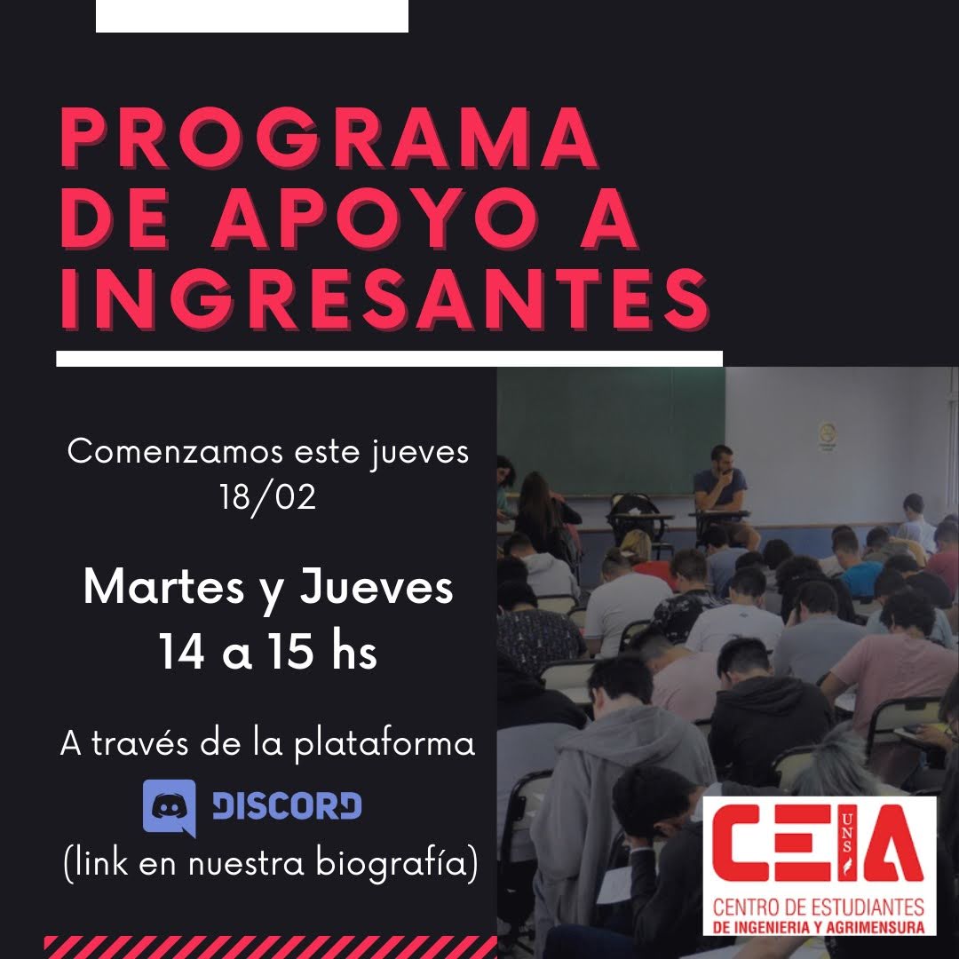 Otro año más dando ofreciendo el PAI! Invita al ing.resantes que conozcas de las carreras que representamos!