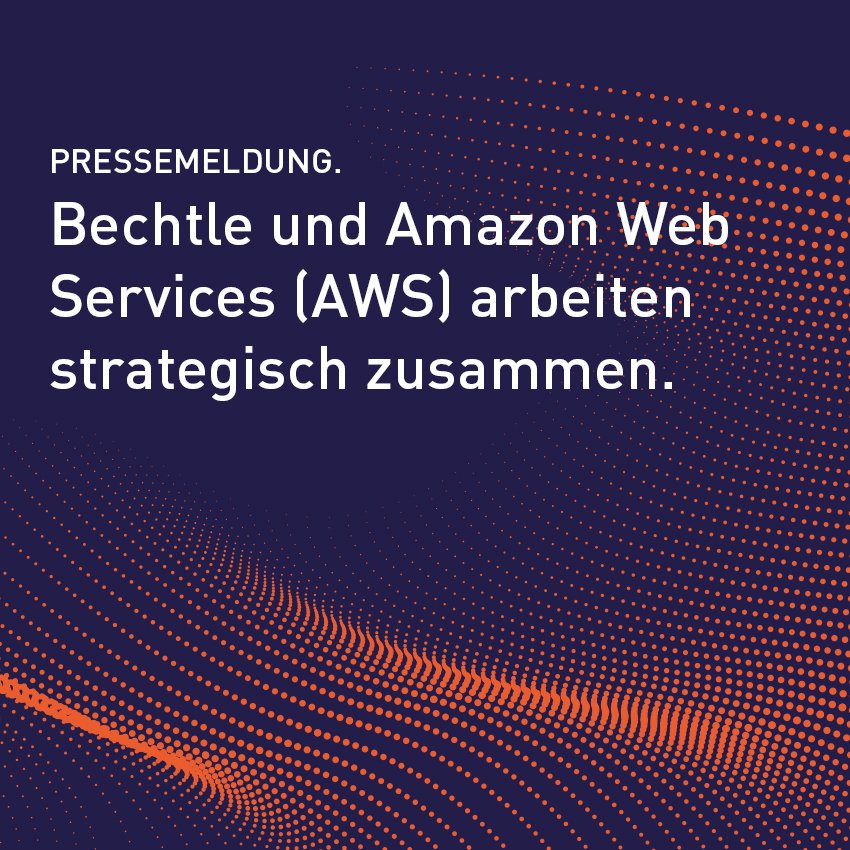 Die Bechtle Gruppe gibt eine strategische Zusammenarbeit mit Amazon Web Services (AWS) bekannt mit dem Ziel, gemeinsame Kunden bei der Realisierung individueller Cloud-Strategien und dem Aufbau hoch agiler IT-Lösungen zu unterstützen. ➡️ bit.ly/2LWGtCy