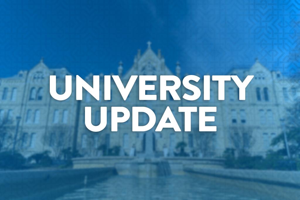 Due to power issues, all classes and events are canceled through the end of the week. Essential services for resident students remain open. All other employees stay home. #StMU