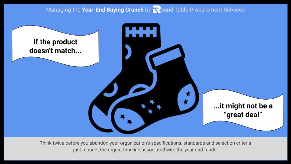 RoundTablePS's tweet photo. Year End Buying Crunch - tip # 3:

Don't let the lack of time push your organization into a "panic buy"... https://t.co/CkXWAW2fUE