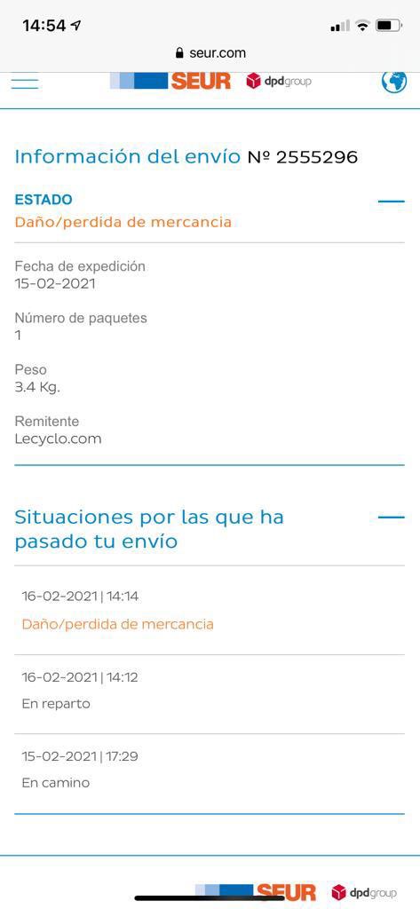 Hola <a href="/SEUR_responde/">@SEUR_responde</a> qué pasa con mi pedido?