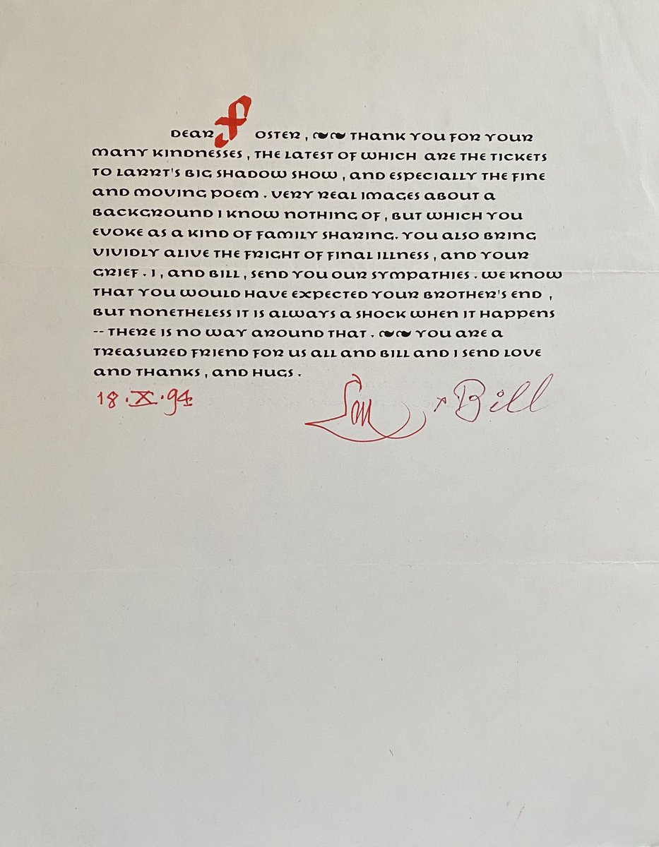 newalbion's tweet photo. Beautiful letters from Lou- https://t.co/ebKpnlJ9Xk