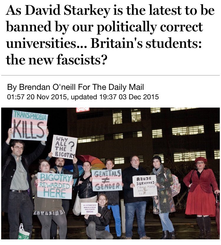 “Students”. The average age of the group was like late thirties lmao