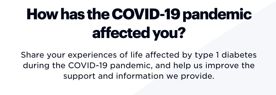 Partha S Kar 🇮🇳🇬🇧🏏🎥 (@parthaskar) on Twitter photo If you have #T1Diabetes? @JDRFUK are looking for some experience sharing during these times of #COVID19
If you can? Do please contribute! #gbdoc
<a href="/drpratikc/">Pratik Choudhary</a> <a href="/Rezaidi/">Reza Zaidi</a> <a href="/mayng888/">Prof May Ng OBE 吳 诗 梅</a>
jdrf.org.uk/get-involved/s… If you have #T1Diabetes? @JDRFUK are looking for some experience sharing during these times of #COVID19
If you can? Do please contribute! #gbdoc
<a href="/drpratikc/">Pratik Choudhary</a> <a href="/Rezaidi/">Reza Zaidi</a> <a href="/mayng888/">Prof May Ng OBE 吳 诗 梅</a>
jdrf.org.uk/get-involved/s…