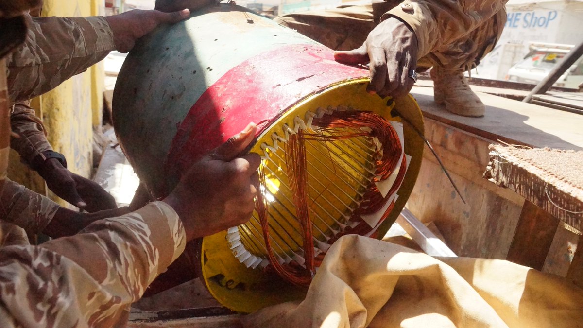 PSFForces's tweet photo. An operation by the PSF in Bosaso has succeeded in preventing Al-Shabab bombings in Bosaso, with the PSF receiving reports of terrorists activities and seizing explosive devices that are dispersed to harm civilians and security forces. https://t.co/8dyvaTASA9