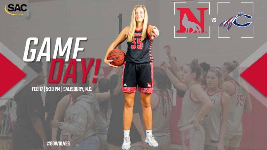 NewberrySports's tweet photo. It's Gameday! Your Newberry Women's Basketball team hits the road to take on the Indians of Catawba College! Tip-off at 5:30 p.m! https://t.co/YPK5D5vB8J