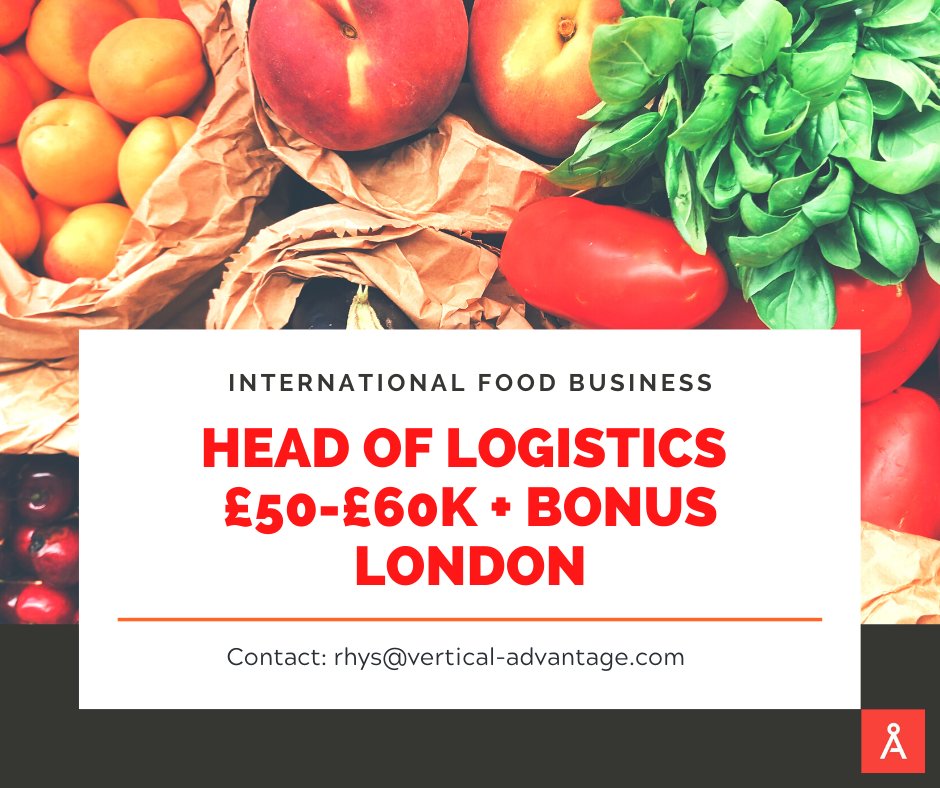 Vert_Advantage's tweet photo. Do you know how to manage the #logistics flow for an international food business with your eyes closed? Have you also got the management skills to lead a team of 5+ people?

Find out more about this Head of Logistics role here: https://t.co/7AJoJNbkNo https://t.co/AuWpz4QS7f