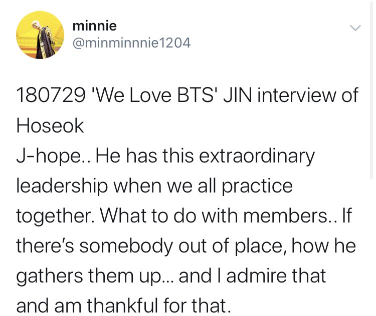 "He has this extraordinary leadership when we all practice together"