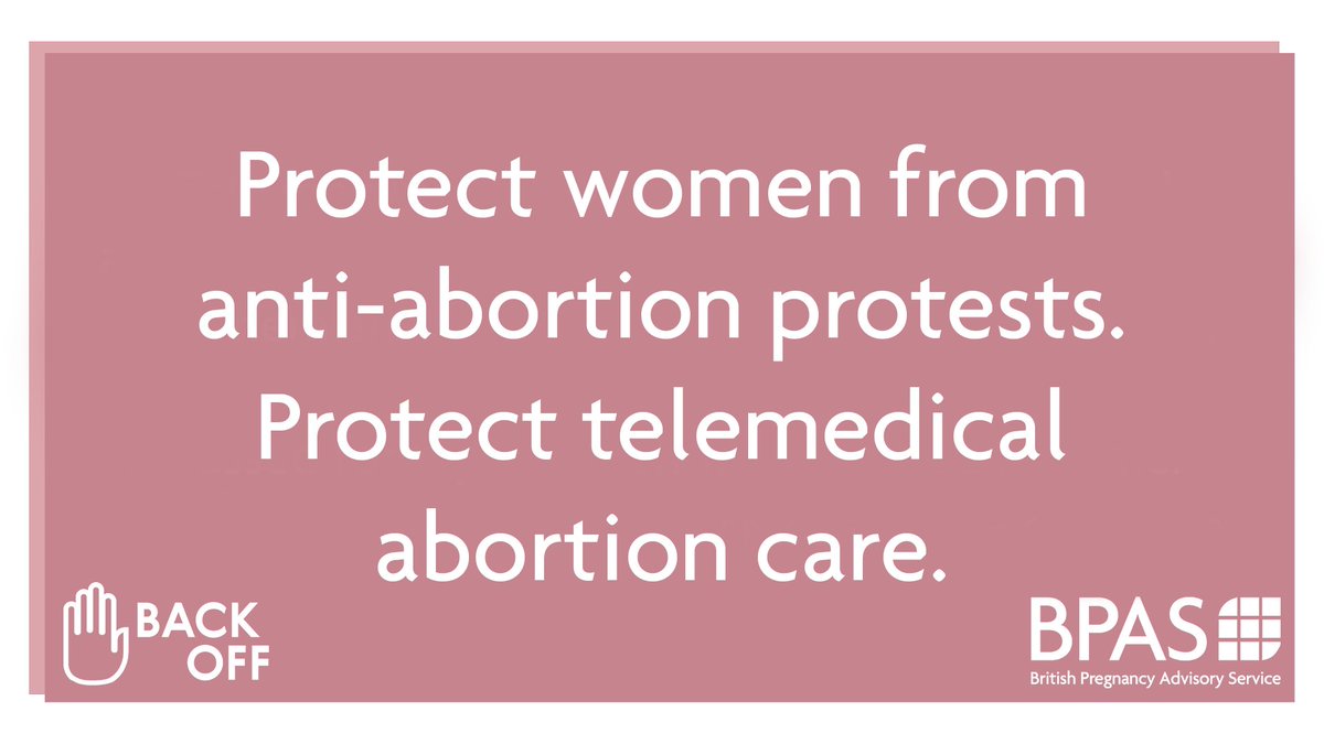 To protect women from anti-abortion protesters, we must protect telemedical abortion care.Please take 5 mins to help ensure women can continue to access abortion care from the safety and privacy of their homes. Respond to the government consultation now https://www.gov.uk/government/consultations/home-use-of-both-pills-for-early-medical-abortion
