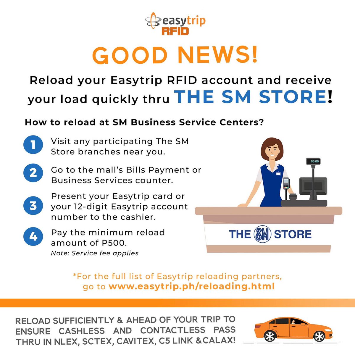 Easytrip RFID tweet media