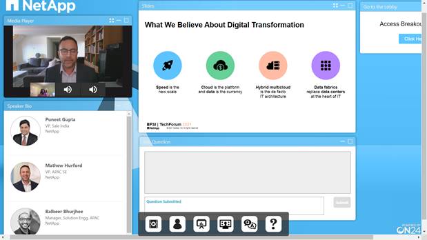 puneetgupta9999's tweet image. Today we conducted our first #BFSITechForum at #NetApp Virtual Data Visionary Center. The sessions showcased how banks can become the core of data-centric systems and our vision to empower financial services customers. Thank you to everyone who tuned in. #NetAppDVC