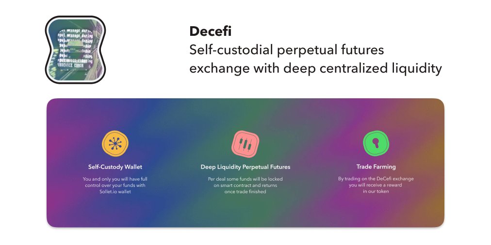 Decefi. Self-custodial perpetual futures exchange with deep centralized liquidity.

Join $DCFI promo farming: youtube.com/watch?v=yz5uaN…

Product demo coming soon. Follow <a href="/Decefi_official/">Decefi</a> to stay tuned.

$DCFI $YFI $ORN $BNB $XRP