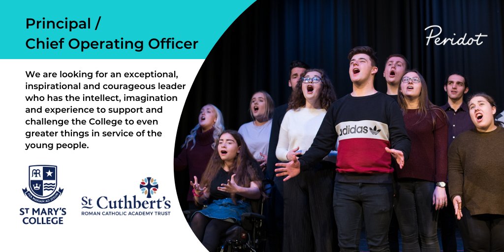 Join the outstanding St Mary’s College, <a href="/SMCHull/">SMCHull</a>, as Principal / Chief Operating Officer ⤵️

The largest #Catholic school in the country is seeking a highly regarded Catholic school leader with experience in school management ➡️ bit.ly/3b8NEAc 

#CatholicEducation