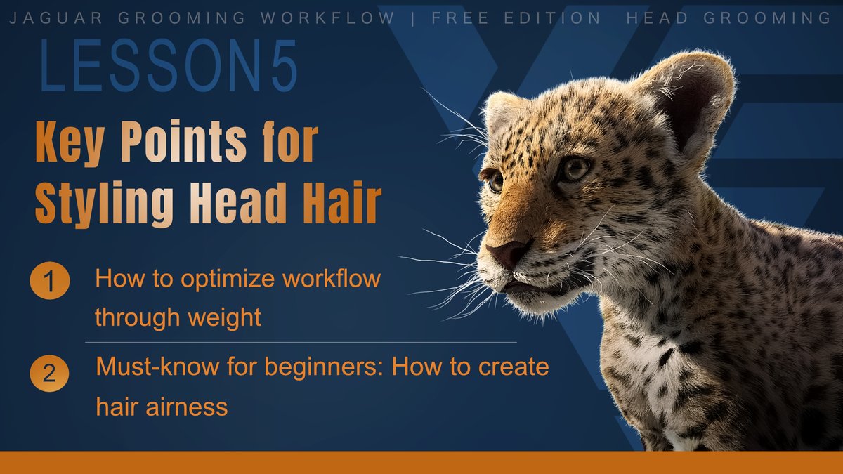 VfxGrace's tweet photo. The essentials of hair styling, do you enjoy it? Visit the website below to start immediately!
๐ https://t.co/1plPymXfYc
๐ https://t.co/GZQespnHft
#blender #GroomingWorkflow #Jaguar #3D #3Dmodel #VFXGrace #tutorial #CGI https://t.co/82QV7FMigT