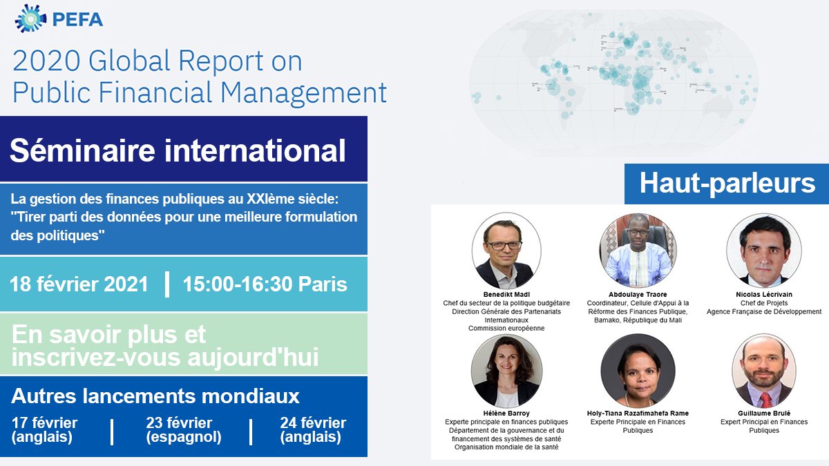 Join us tomorrow - I'll share some insights on how recent progress on overall PFM systems can benefit health spending & #UHC. Launch of @PEFA global report Info below: 👇