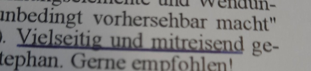 Gute Voraussetzungen für ein Buch: vielseitig und auch noch reiselustig!