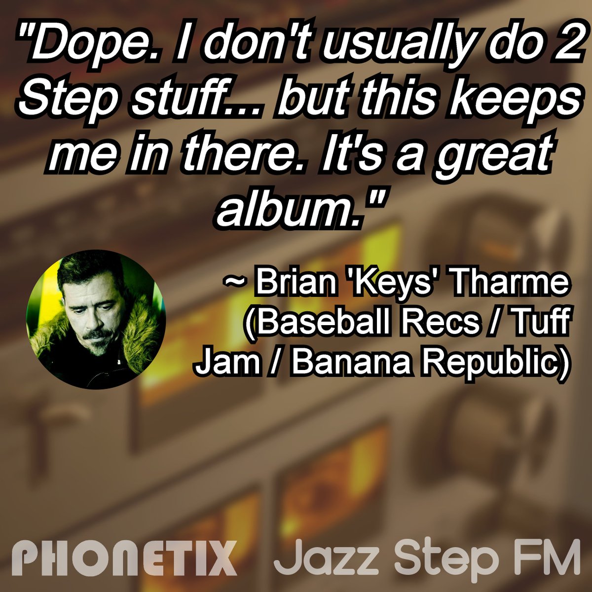 RobPhonetix's tweet photo. What the pros are saying about Jazz Step FM...
https://t.co/PBzR8uDtQ6 for more info.
#music #jazzstep #jazz #jazzy2step #2step #ukgarage #ukg #garagemusic #bassmusic #phonetix #riddlerrecords #jazzstepfm https://t.co/7CSv5gj588